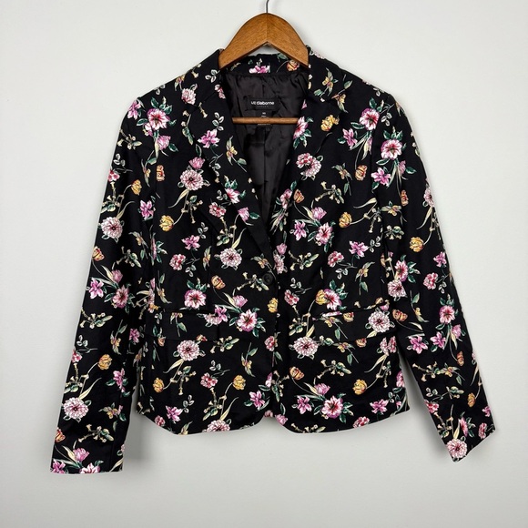 Liz Claiborne Career Floral Blazer - Picture 2 of 8